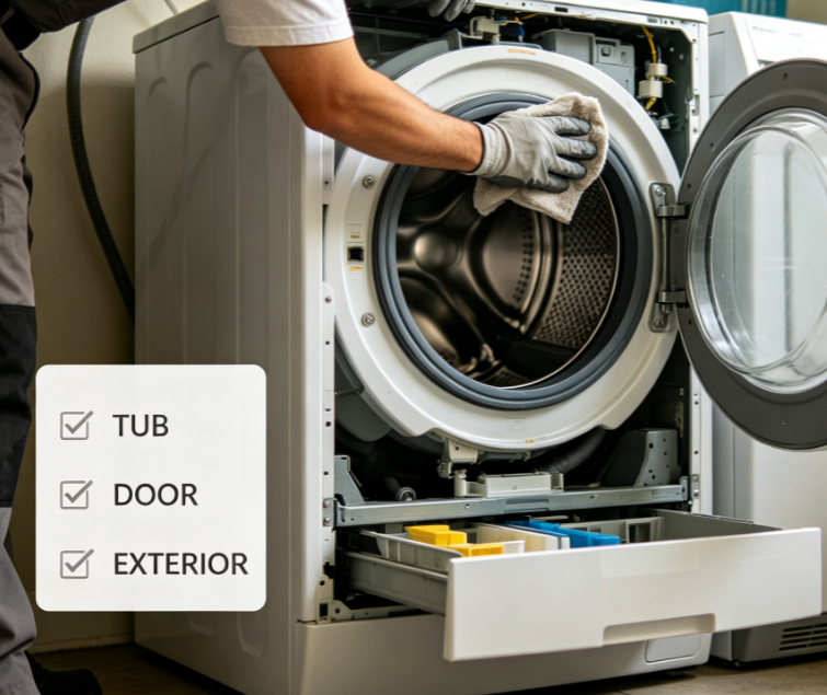 Standard High-Frequency Use Washing Machine Cleaning Package - Image 2
