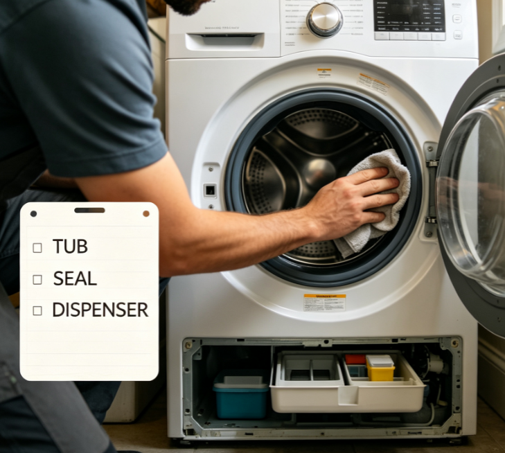 Front-Load Washing Machine Comprehensive Interior Cleaning Package - Image 2