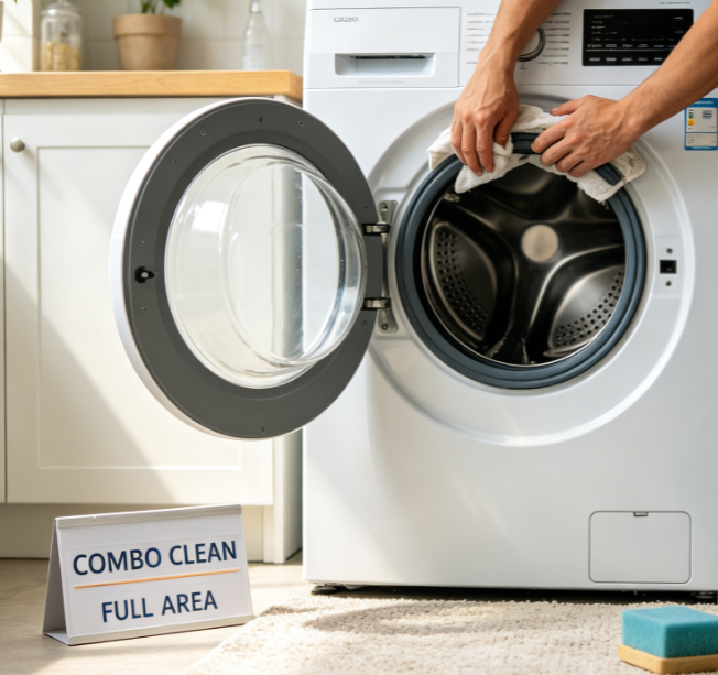 Washing Machine Comprehensive Interior And Exterior Cleaning Package