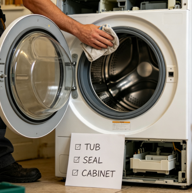 Washing Machine Deep Interior And Exterior Cleaning Package - Image 2