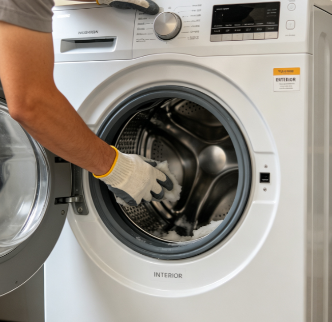 Washing Machine Deep Interior And Exterior Cleaning Package